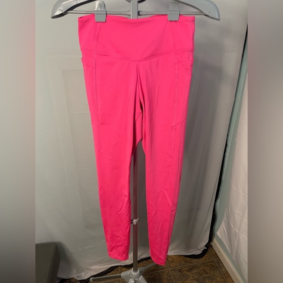 PINK Vibrant Pink Leggings size medium‎ - Picture 1 of 9